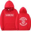 Mikina s kapucí s oboustranným potiskem Topy Sons of Anarchy SAMCRO Pánské Dámské Módní Značkový Design Pulovr Fleece Mikiny s kapucí