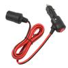 Cigarette Lighter Switch Cigarette Lighter Adapter Plug, -24V Male Female Cable with 15A Fuse,