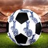 Pallone Calcio Indoor Msv Duisburg Colorato Cucito a Macchina PVC Misura 5 Pronto per Allenamento di Squadra e Competizione Resistente Rimbalzo Elevato Fantastico Regalo Sportivo