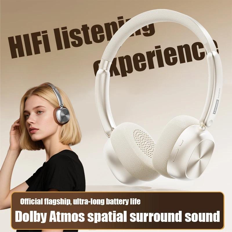 New Original LE600 Head Mounted Wireless Earphones 6.0 Bluetooth Headphone HIFI Stereo Game Music Noise Cancelling Sport Retro Style Earbuds