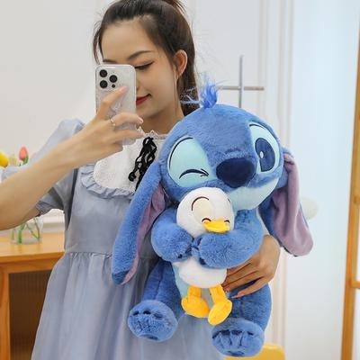 Disney 30cm Lilo And Stitch Plush Toys Anime Plushie Stich Dolls Kawaii Donald Duck Ornaments Stuffed Gift Kids Christmas Gift