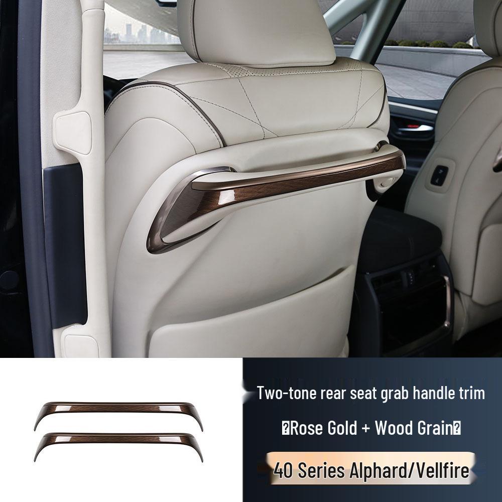 Toyota Alphard Vellfire 40 Series Rear Seat Handle Trim for 2024 Models