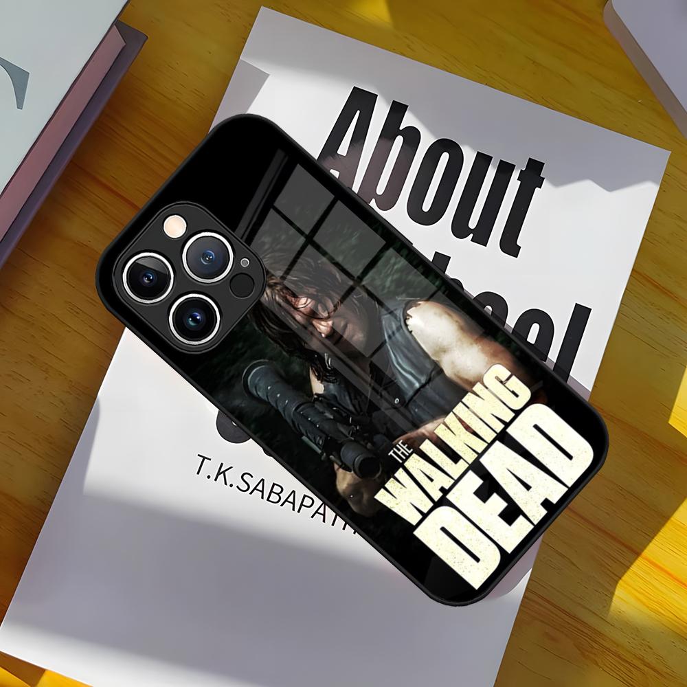 

Hot TV The Walking Dead Phone Case Tempered Glass Cover For IPhone 15 Pro Max 14 Pro 16 12 11 13 Mini X XR XS 8 7 Plus SE iPhone13 ProMax