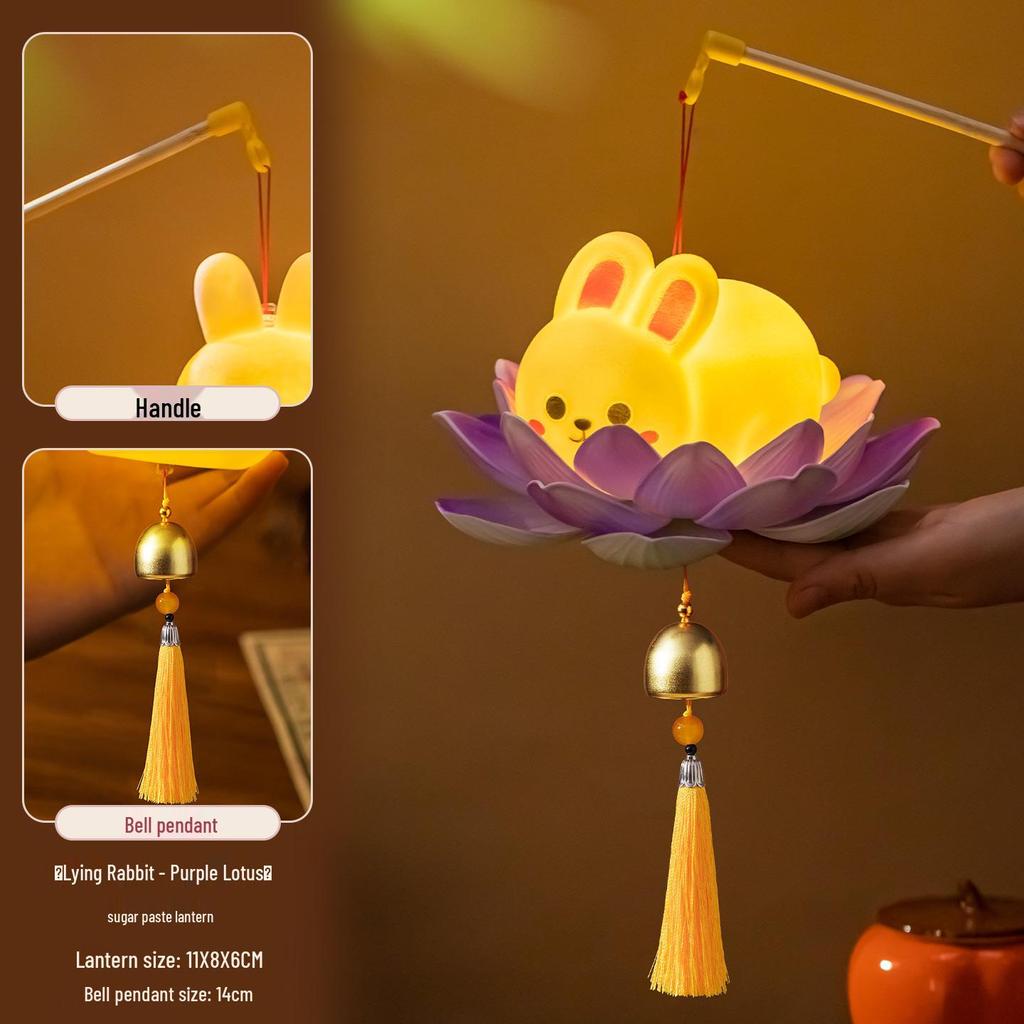 Mid-Autumn 2025 Jade Rabbit Children’s Luminous Handheld Lantern