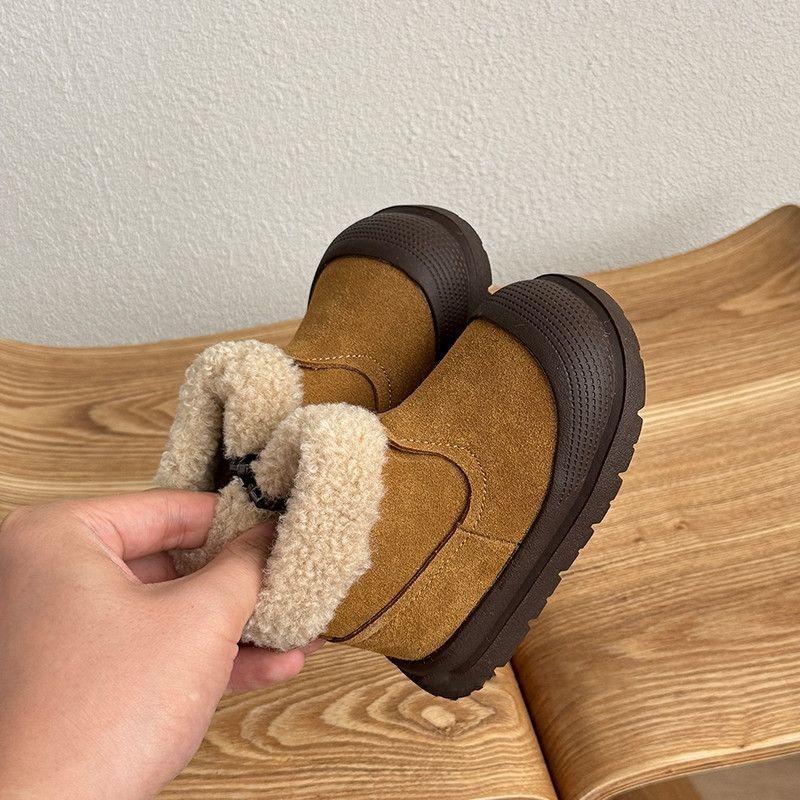 Soft Children's Snow Boots Baby Toddler Warm Fleece Lined Winter Outdoor Footwear Boot Little Kids