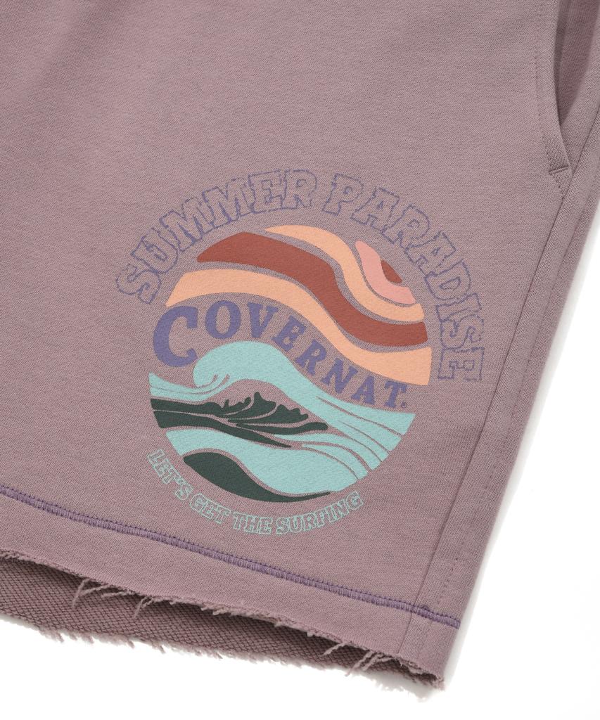 COVERNAT Hot Summer Sweat Shorts Lavender