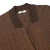 Daks Men Herringbone Pattern Collar Cardigan Dma1swcd101w1