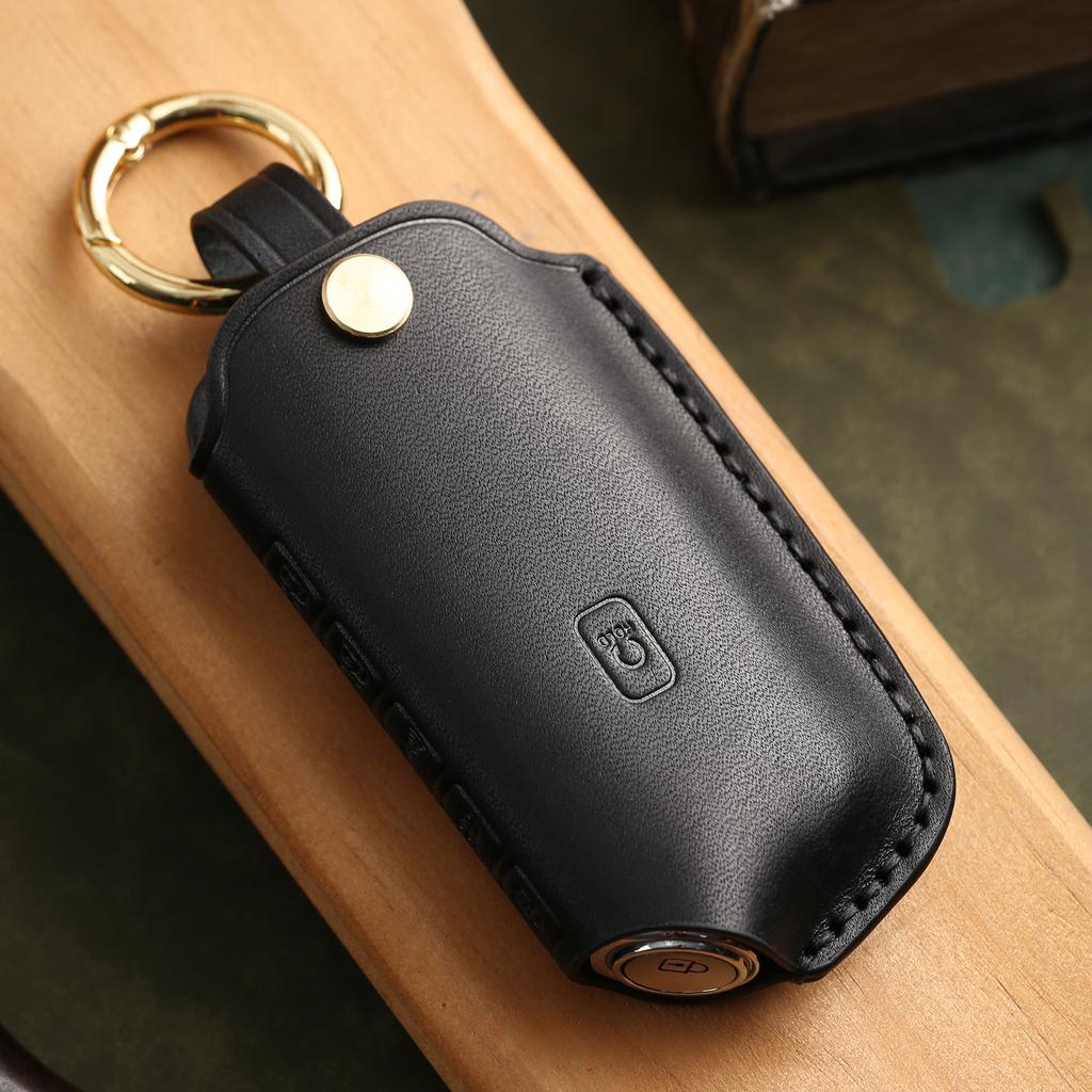 Customized Korean car key cover is suitable for Kia Sorento handmade genuine leather car key case