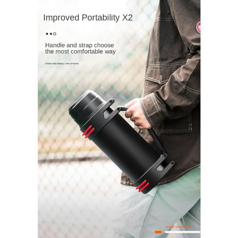 1600-3000ML Große Thermosflasche Vakuumflaschen Edelstahl Hydro Isolierte Wasser Thermobecher Mit Gurt 48 Stunden Insalation