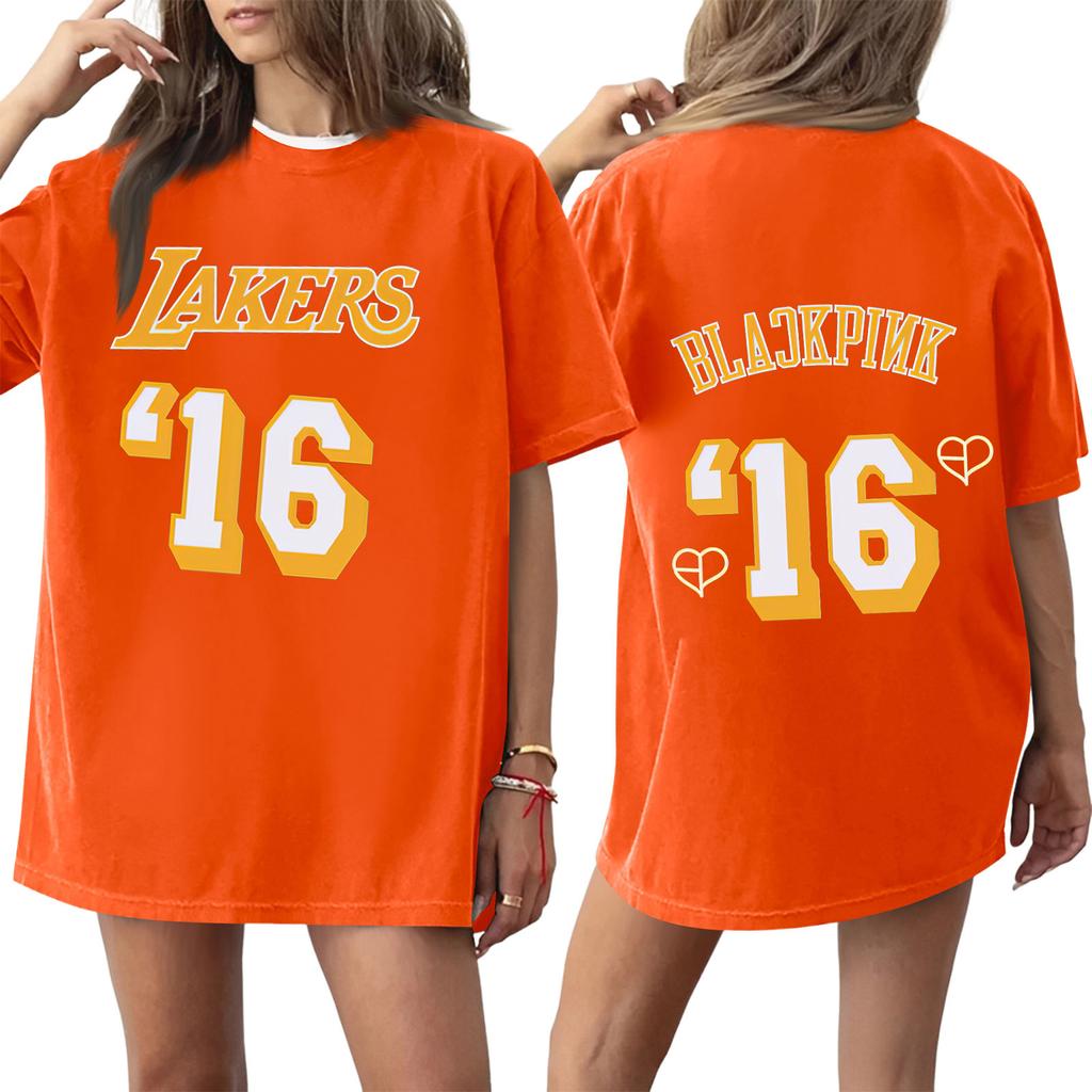 Women's Round Neck Printed Short-sleeved T-shirt Top