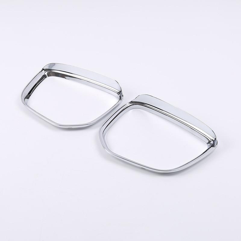 

For Mitsubishi Eclipse Cross 2018 Car Rearview Side Mirror Rain Eyebrow Mirror Shield Cover Shield Visors Frame Sliver