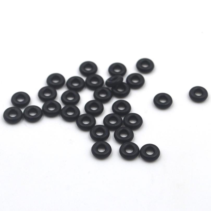 MNFT 100Pcs Carp Fishing Bite Alarm Rubber Round O Rings 6mm Fishing Tackle Quick Change Accessories