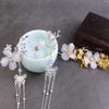 Butterfly Beads Rhinestone Hair Fork Tassel Hairpin Hanfu Hair Accessories Flower Hair Sticks