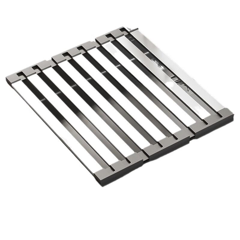 DANLE 304 Stainless Steel Foldable Sink Draining Rack