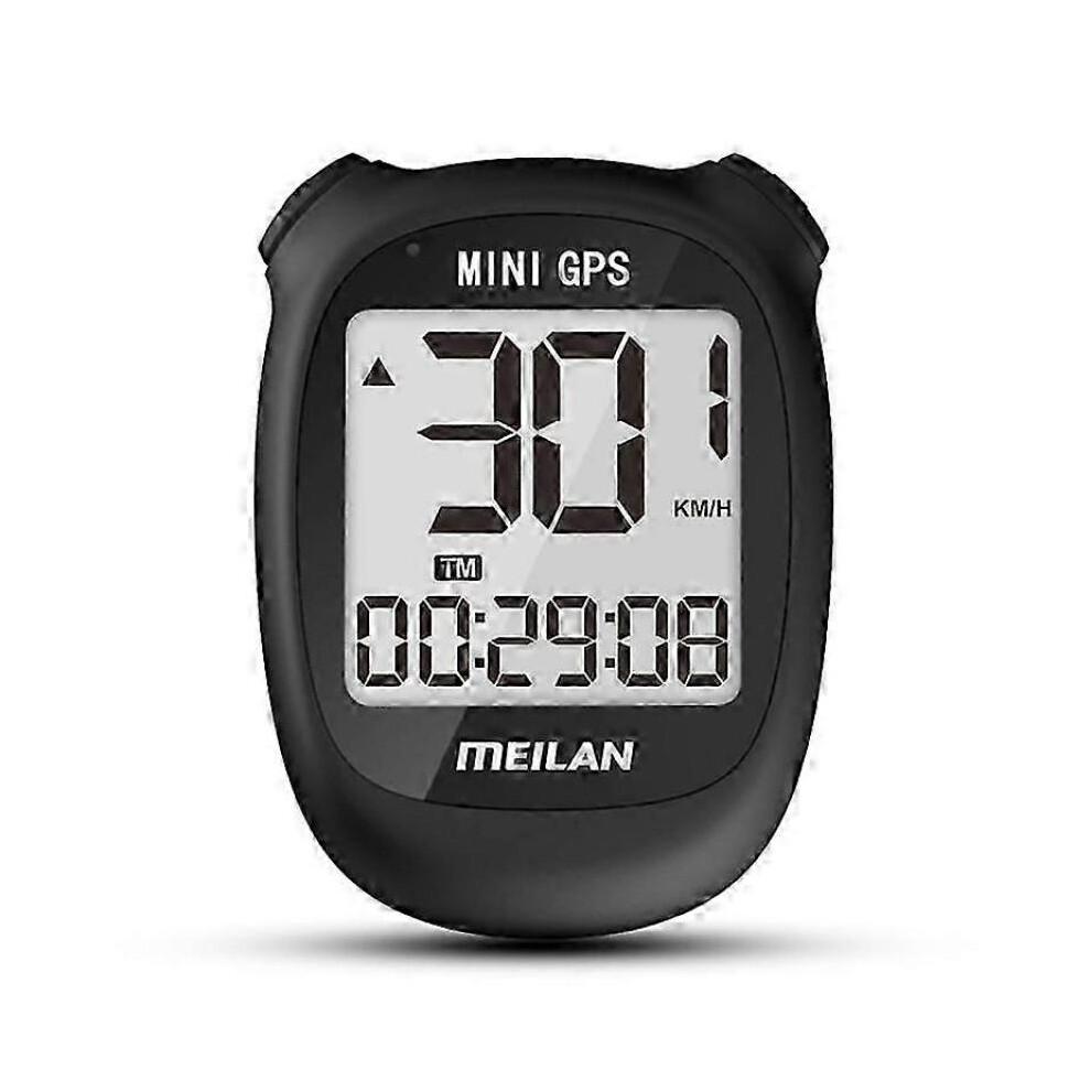 (Schwarz) MEILAN M3 Mini GPS Fahrradcomputer Cycling Computer IPX5 Wasserdicht Smart Tacho mit 1,7 Zoll Displaybildschirm weiß