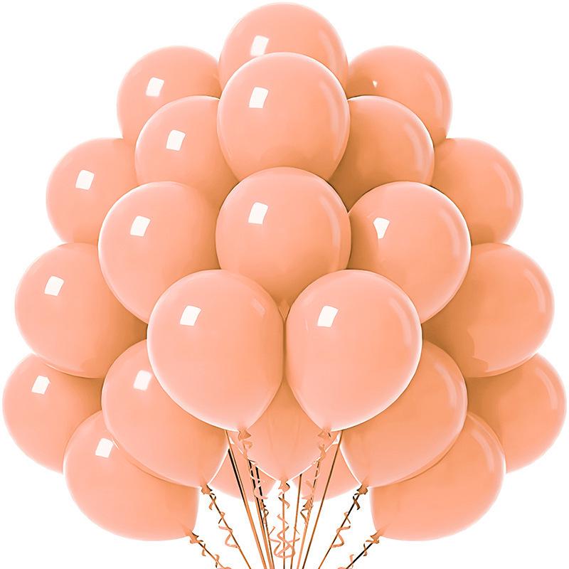 12-Inch 30-Piece Matte Macaron & Metallic Multicolor Balloon Set for Wedding Arch Decor