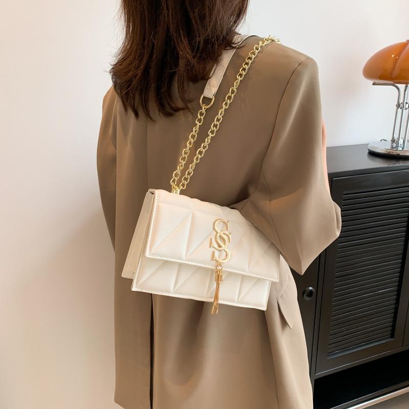 Casual retro new bag women's summer chain simple shoulder bag niche trend messenger bag small square bag