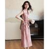 Deamana Smart Workwear Summer Gradient Straight Dress