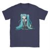 Hatsunes Mikus Manga TShirt Men Women Anime  Awesome Pure Cotton Tee Shirt Round Neck Short Sleeve T Shirt Plus Size Tops