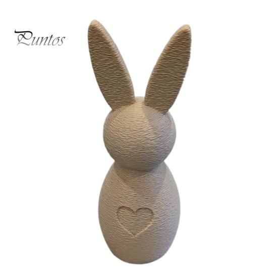 

Пасхальный кролик, 3D-печатная фигурка кролика, минималистичный кролик, центральный элемент для домашнего стола, книжной полки, пасхальное украшение камина верблюд