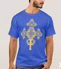 Traditional Ethiopian Orthodox Cross Printed TShirt 100 Cotton ONeck Summer Short Sleeve Casual Mens Tshirt Size S3XL