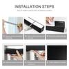 No Drill Adhesive Paper Shades Easy Install Pleated Window Shades  For Windows