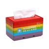 Trendy Multifunctional Tinplate Tissue Box: Creative Industrial Style Home Storage Box Ornament