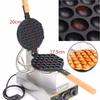 1.1 Kw Non-stick Commercial Electric Waffle Maker Waffle Baker Ice Cream Crispy Cone Making Machine Bubble Egg Cake Eggettes Oven