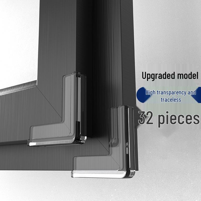 Right Angle Glass Anti-Collision Corner Protector for Inward Opening Windows
