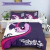 Twilight Sparkle 3pcs Bedding Set Duvet Cover Closure Includes 1 Duvet Cover & 2 Pillowcases for All Seasons Bedroom Home Dorm Decor