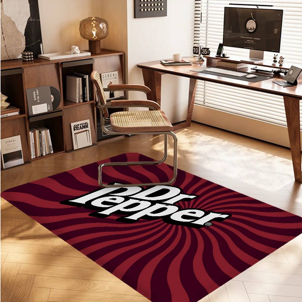 D-Dr Peppers Logo Kitchen Mat Nordic Style Bedroom Living Room Doormat Home Balcony Anti-Slip Welcome Rug