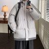 Hooded cotton coat men's new winter loose thickened cotton jacket trendy brand couple student bread cotton coat warm jacket