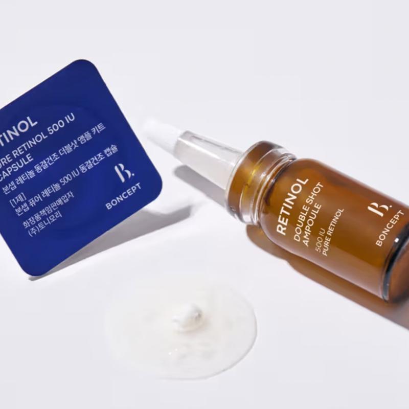 BONCEPT Vita C Freeze-Dried Double Shot Ampoule Kit / BONCEPT Retinol Freeze-Dried Double Shot Ampoule Kit