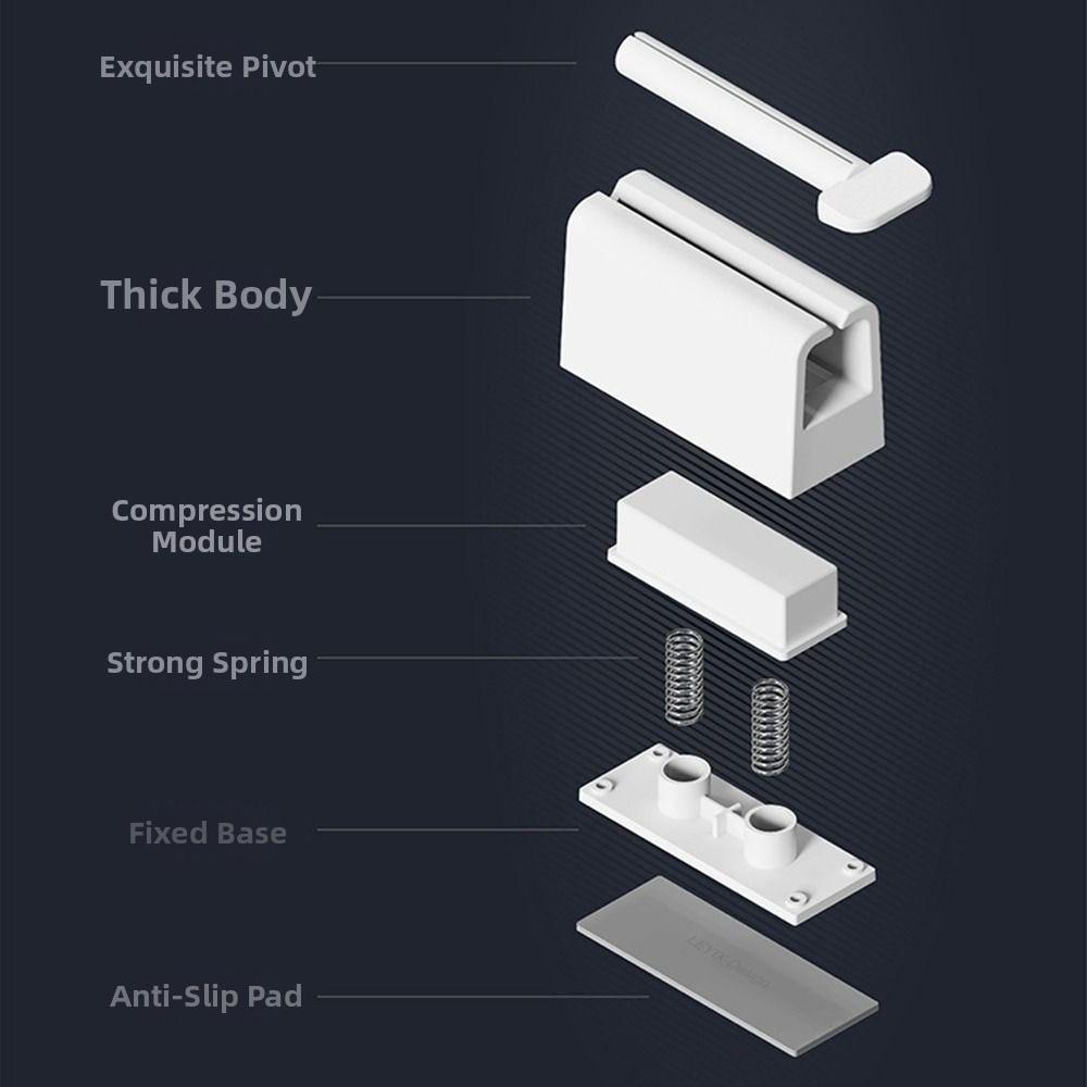 Portable Toothpaste Squeezer Silicone Base Paste Pressers Toothpaste Dispenser  Hair Dye Tube