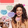 Multifunctional Silicone Manicure Palette Soft Surface for Nail Art Eyelash Tattoo Color Mixing Durable Makeup Palette
