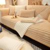 Luxurious Camel Hair Plush Sofa Cushion, Non-Slip Thick Winter Seat Pad, Modern Nordic Style Sofa Cover, Pet-Friendly Fits Single to Four-Seater Sofas