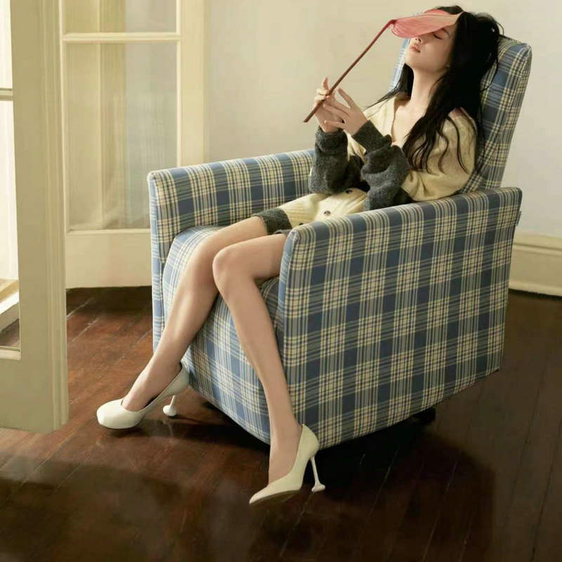 High Heels Women Sandals Doll Head Single Shoes 2025 New Summer Slim Heel Shallow Mouth French Mary Jane Shallow Mouth