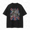 Sex Pistols Band Vintage American Street Niche Design Sense Grey VTG Rock Unisexs Summer Short Sleeve TShirt Cotton
