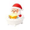Christmas Resin Bathtub Bath Old Man Snowman Resin Decorative Lamp Christmas Party Gift