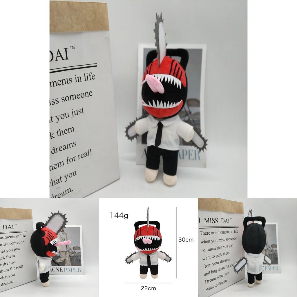 Denji Chainsaw Man Plush Toy For Anime Fans Eco-friendly Pp Cotton Material 30cm Size Perfect Decoration