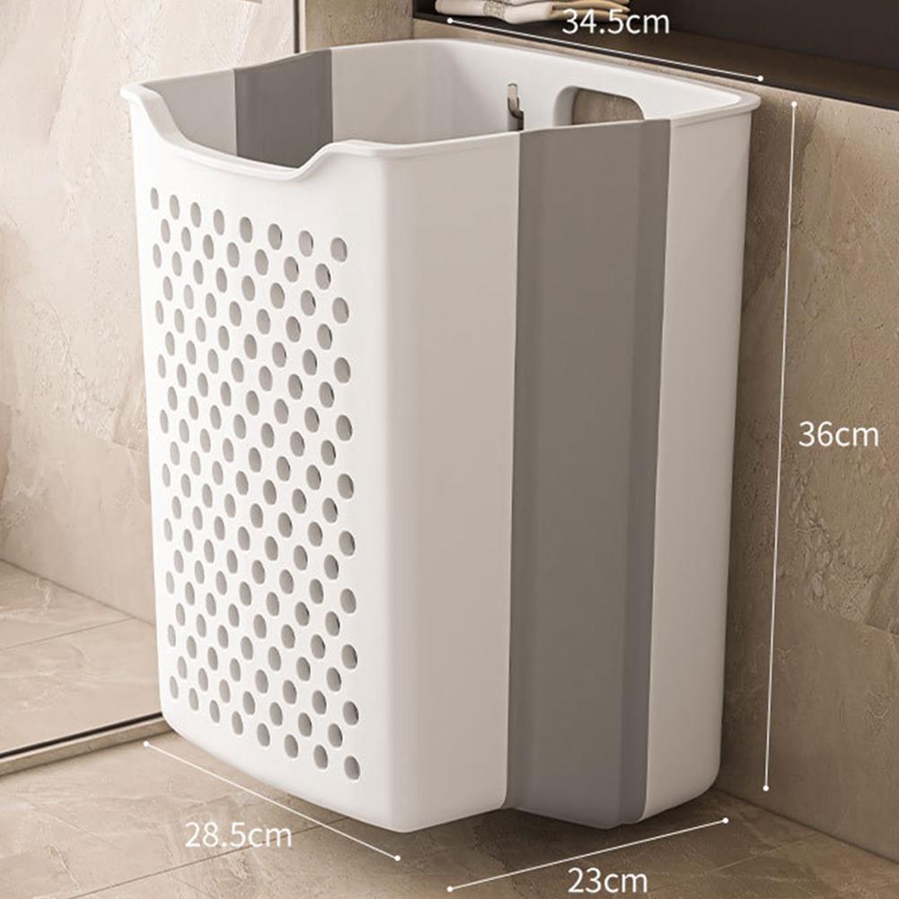 Foldable Wall Hanging Laundry Basket Suitable for All Living Spaces