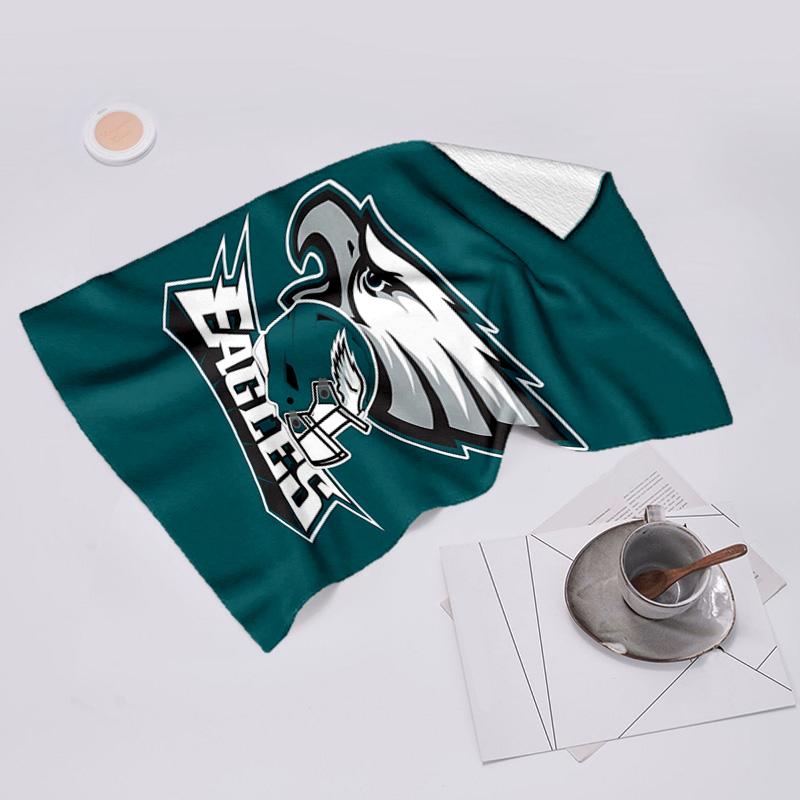 proof beach towel with Philadelphia Eagles LOGO pattern - soft,absorbent,quick-drying,machine washable - perfect for swimming,camping,bathing
