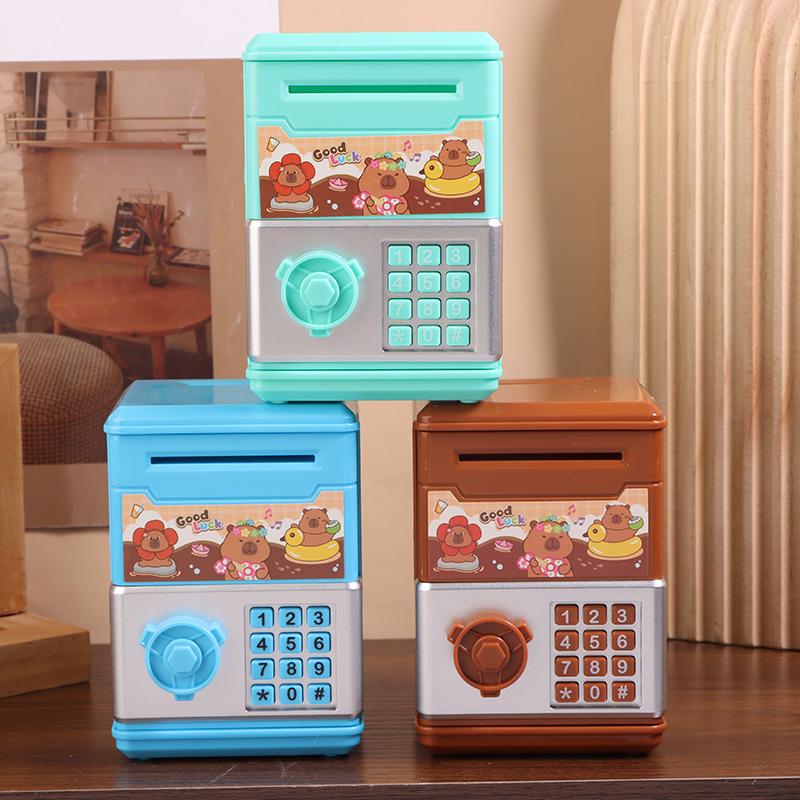1 Piece Kawaii Kapibala Creative Savings Bank Children'S Storage Piggy Bank Girl Heart Cute Toy Birthday Gift