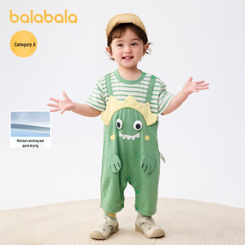 

Balabala Baby Short-Sleeve Cotton Romper 73