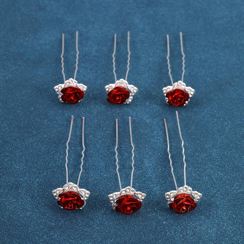 18-teiliges Braut-Haarschmuck-Set: U-förmige Haarnadeln & Styling-Clips für Make-up und Flechten