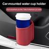 Car Storage Rack Leather Texture Waterproof Car Door Side Organizer Multi-Functional Vehicle Cup Holder Storage Box for Phone Keys Water Bottle Fit