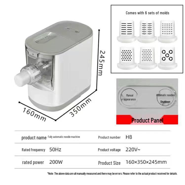 German Favorite: Automatic Multifunctional Noodle & Dumpling Dough Press and Mixer