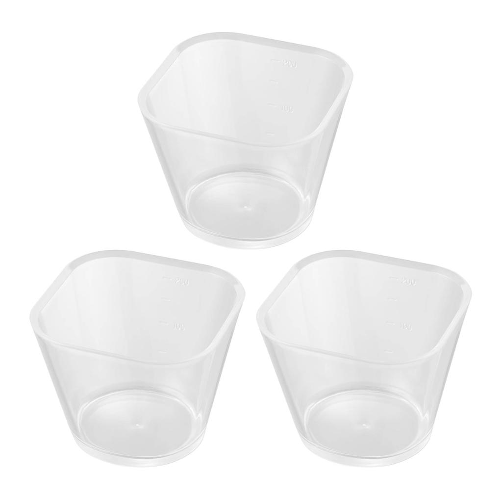 Yamazaki Tower Prep Bowl X X with Made In Product Number 10127 3-Piece Microwave-Safe, Easy-to-Clean Set, Clear, W8.4 D8.4 H6.5cm (Each),