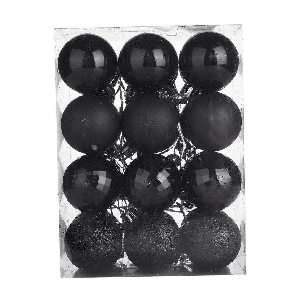 24 Stück Weihnachtsbaumkugeln Christbaumschmuck Dekorationen für Neujahr Verlobung Weihnachtsbaum Jubiläum Partyzubehör