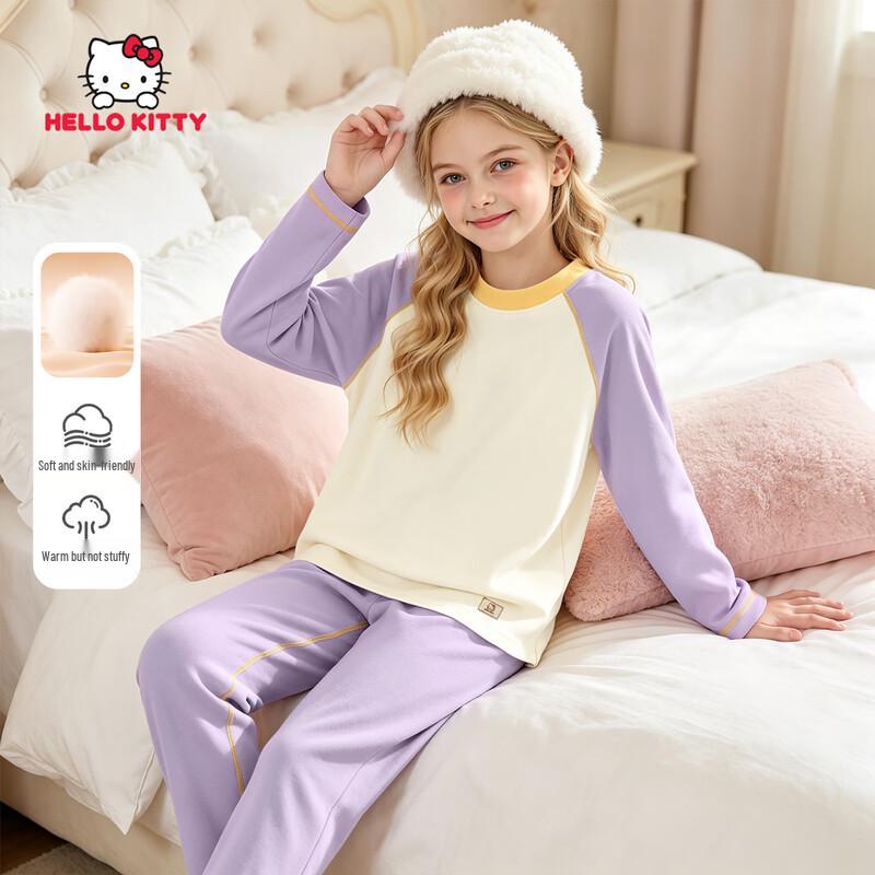 Hello Kitty Girls' Thermal Underwear Set